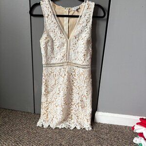 Tobi xs white lace dress